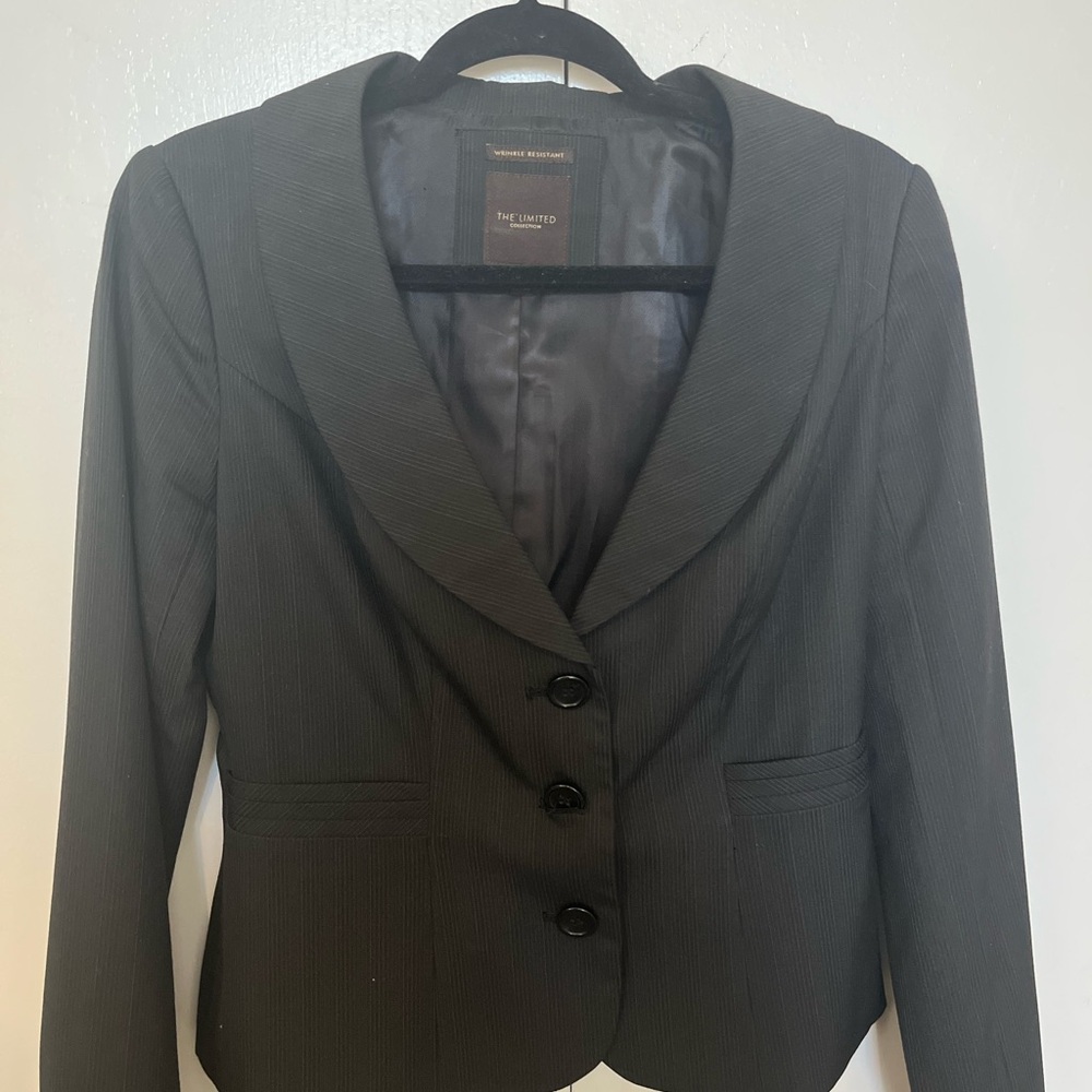 The Limited Black Formal Blazer with Tailored Fit